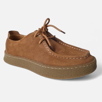 Vertemonde | Men’s Suede Oxfords – Classic Lace-Up Elegance