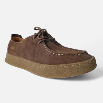 Vertemonde | Men’s Suede Oxfords – Classic Lace-Up Elegance