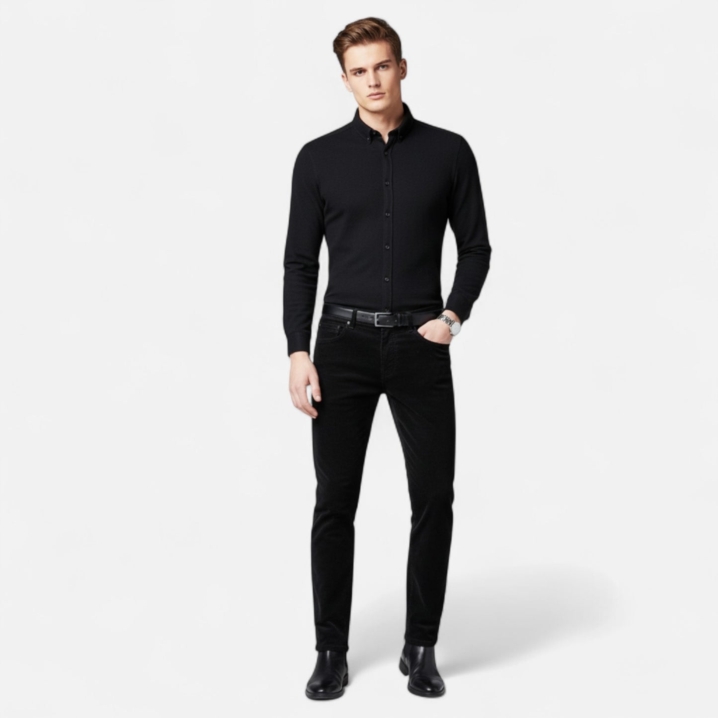Vertemonde | Men’s Slim Corduroy Pants – Timeless Seasonal Style