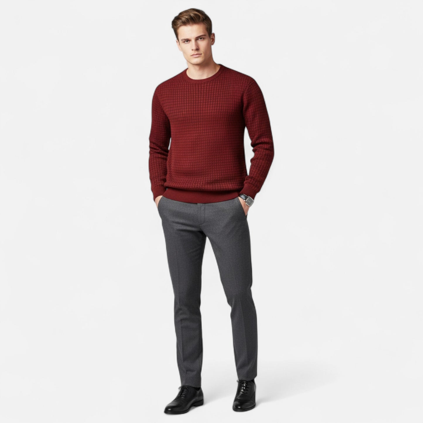 Vertemonde | Men’s Round Neck Sweatshirt – Timeless Casual