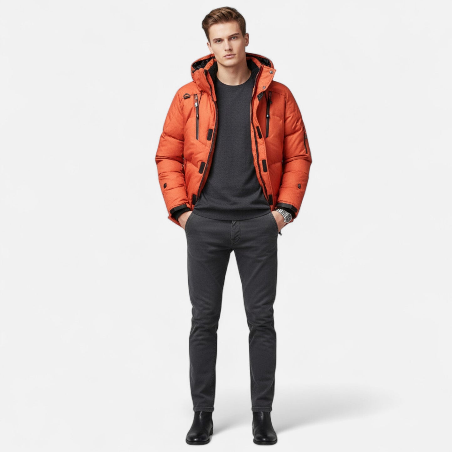 Vertemonde | Men’s Winter Down Jacket – Timeless Warmth