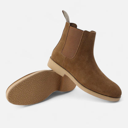 Vertemonde | Men’s Suede Chelsea Boots – Timeless Ankle Elegance