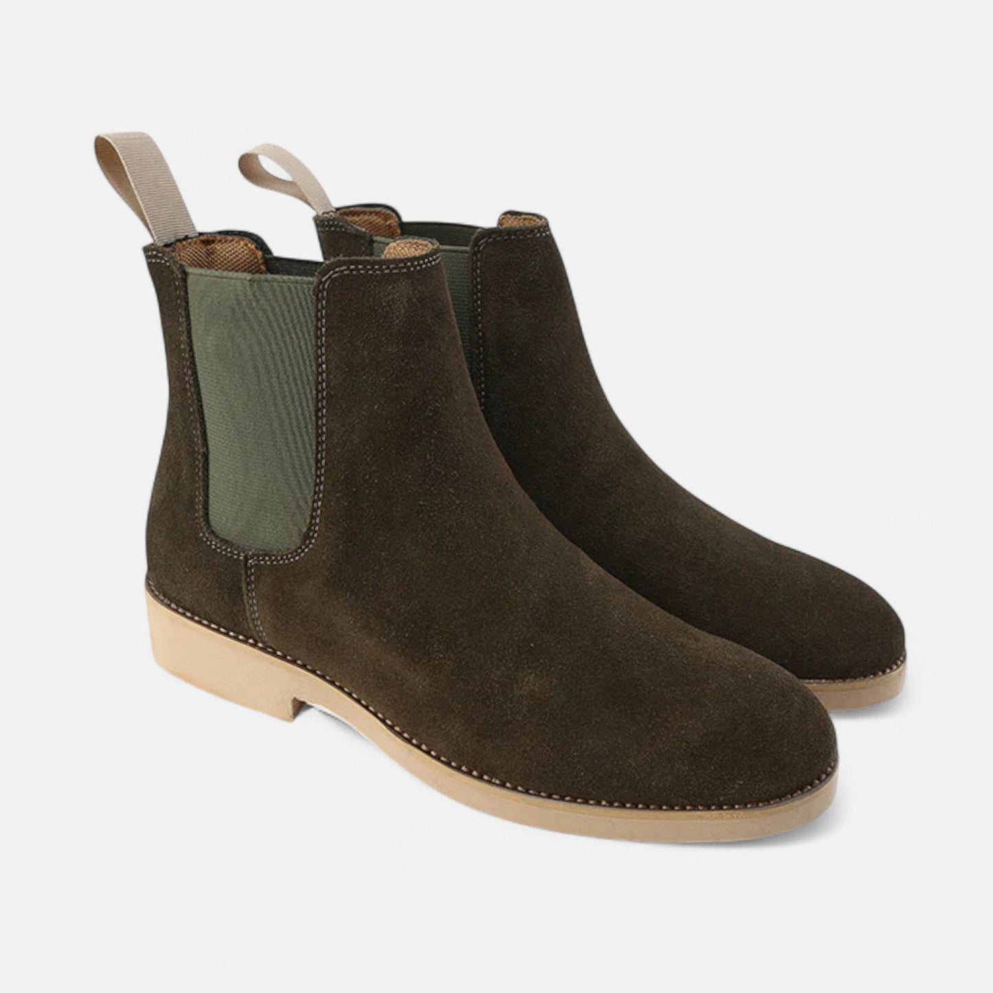 Vertemonde | Men’s Suede Chelsea Boots – Timeless Ankle Elegance
