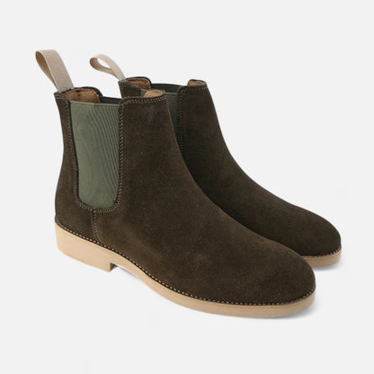 Vertemonde | Men’s Suede Chelsea Boots – Timeless Ankle Elegance