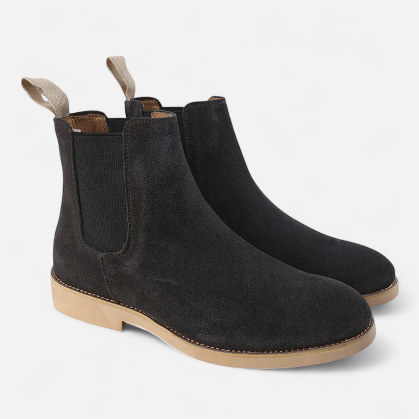 Vertemonde | Men’s Suede Chelsea Boots – Timeless Ankle Elegance