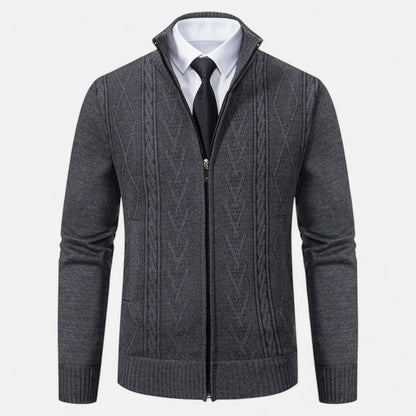 Vertemonde | Men’s Knit Sweater Jacket – Timeless Comfort