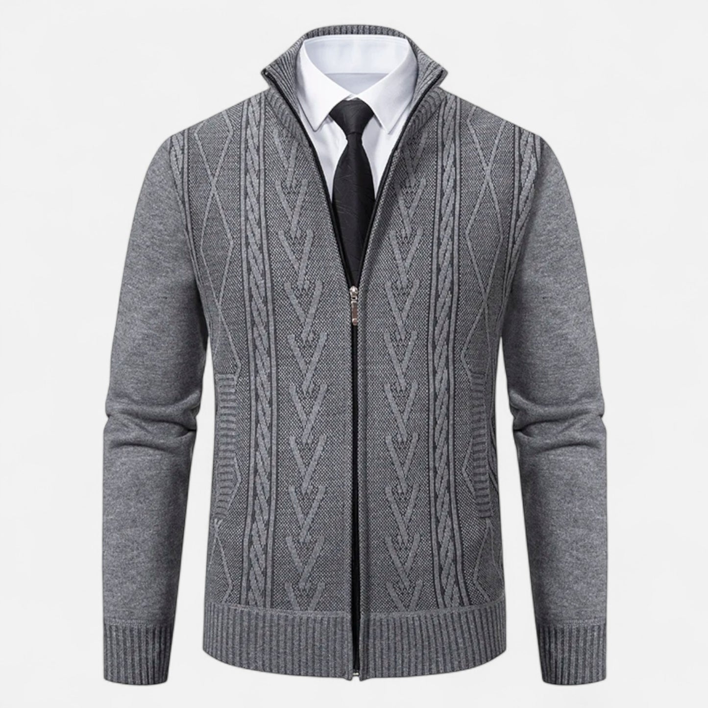 Vertemonde | Men’s Knit Sweater Jacket – Timeless Comfort