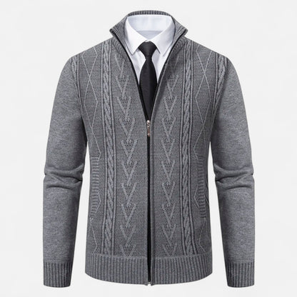 Vertemonde | Men’s Knit Sweater Jacket – Timeless Comfort