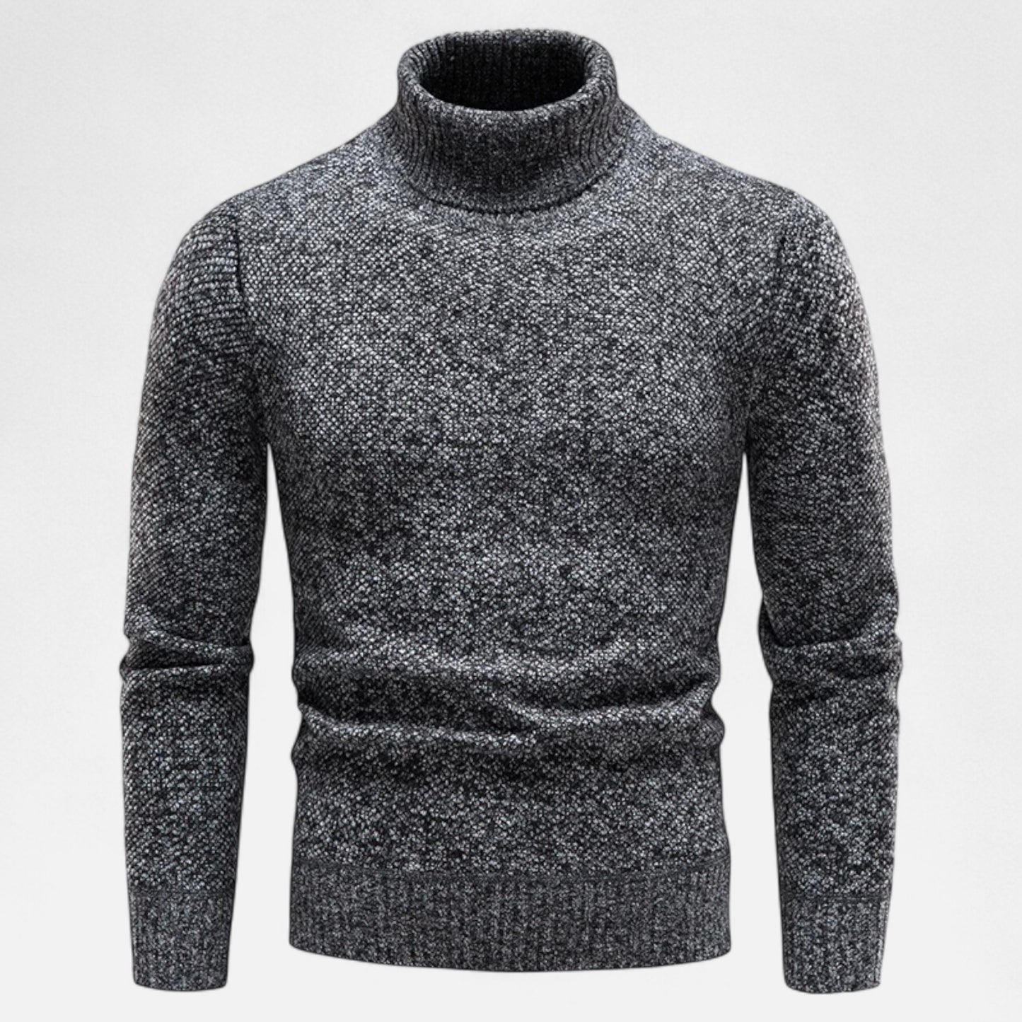 Vertemonde | Men’s Fleece Turtleneck – Slim Winter Elegance