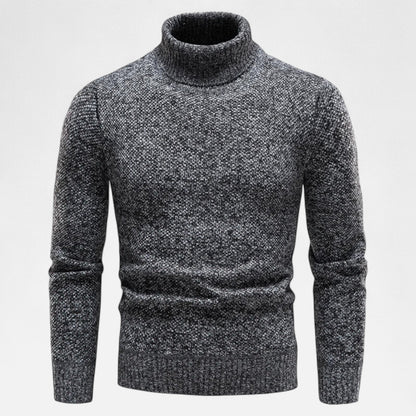 Vertemonde | Men’s Fleece Turtleneck – Slim Winter Elegance