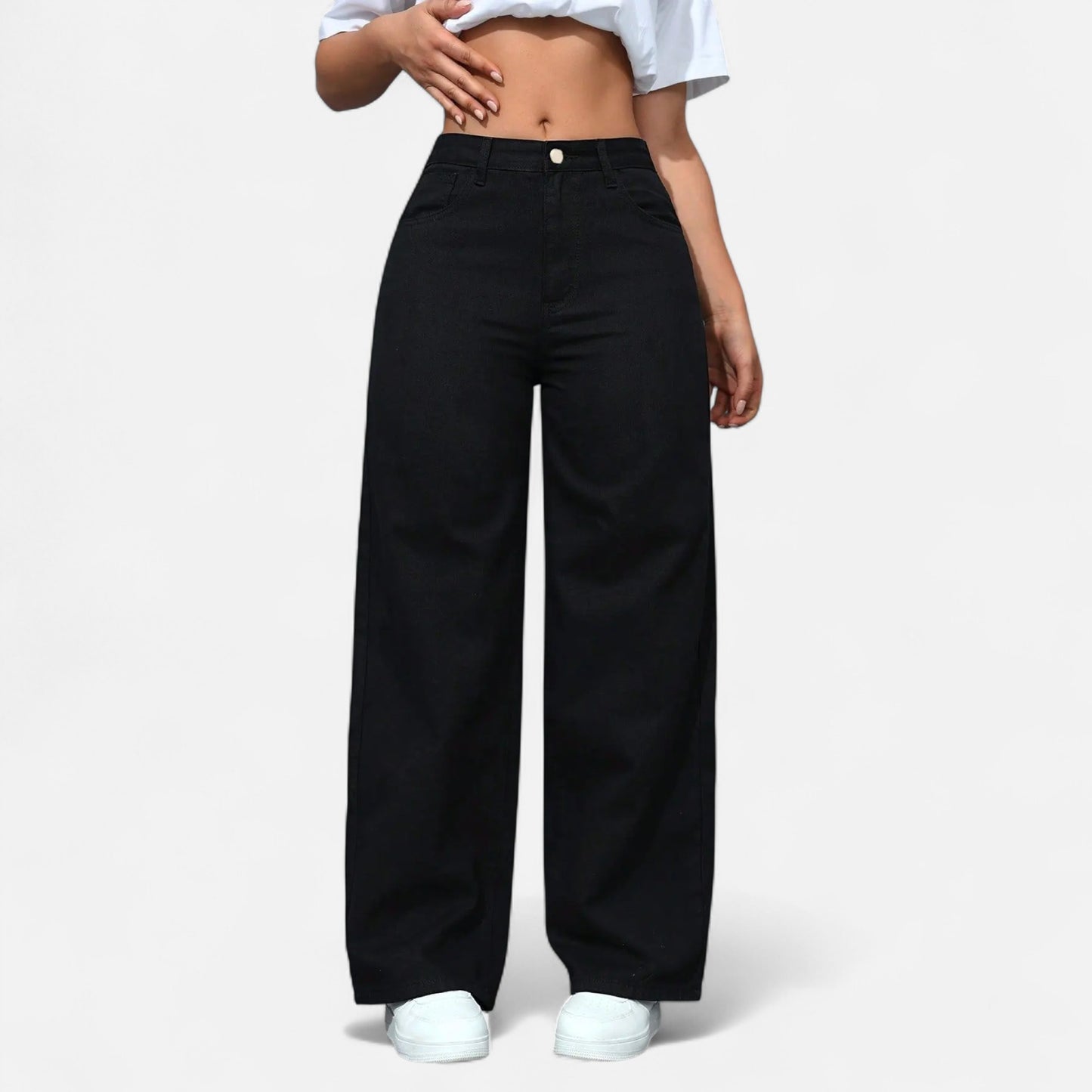 Vertemonde | Women’s Loose-Fit Jeans – Wide-Leg Elegance