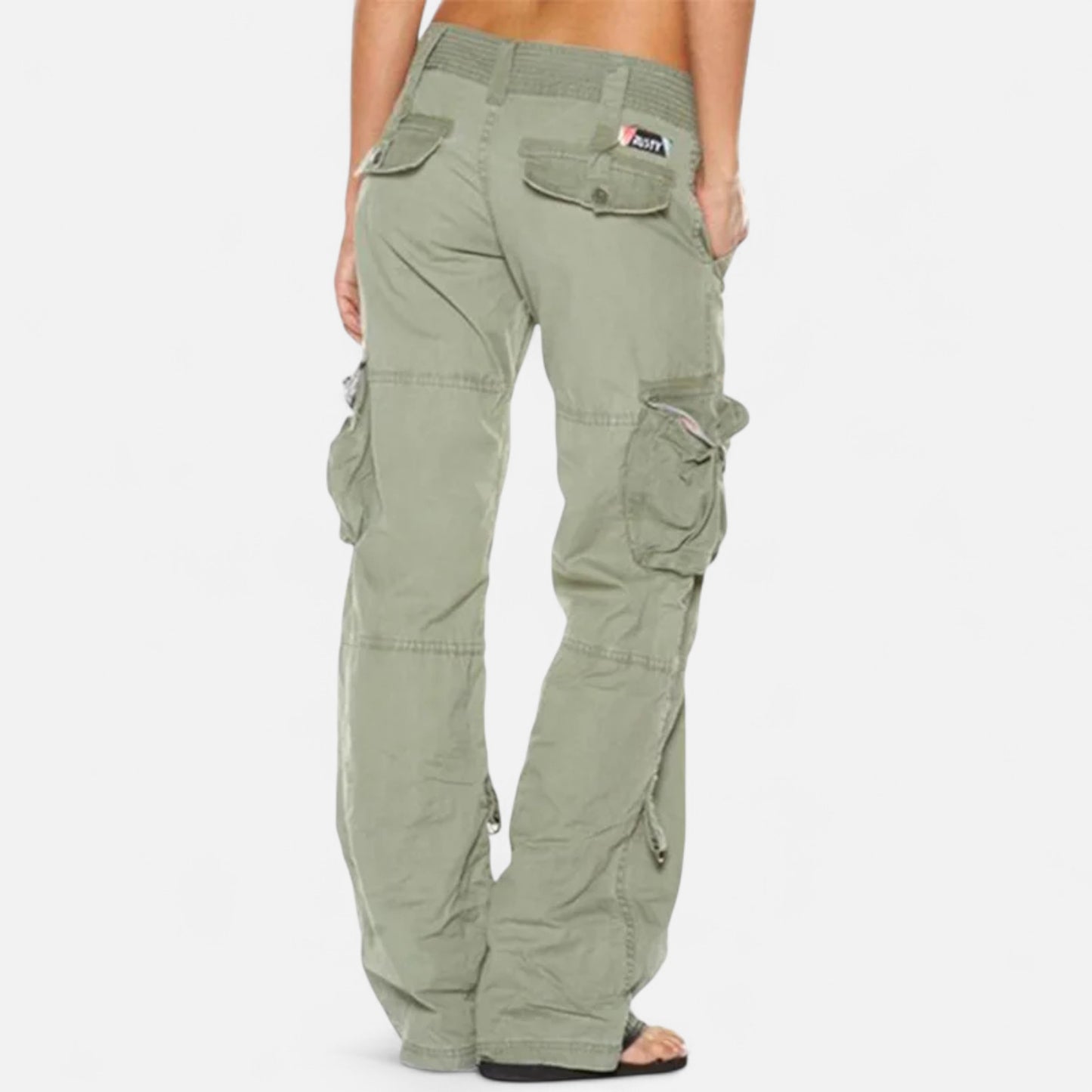 Vertemonde | Women’s Cotton Cargo Pants – Timeless Loose Fit