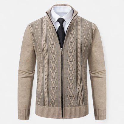 Vertemonde | Men’s Knit Sweater Jacket – Timeless Comfort