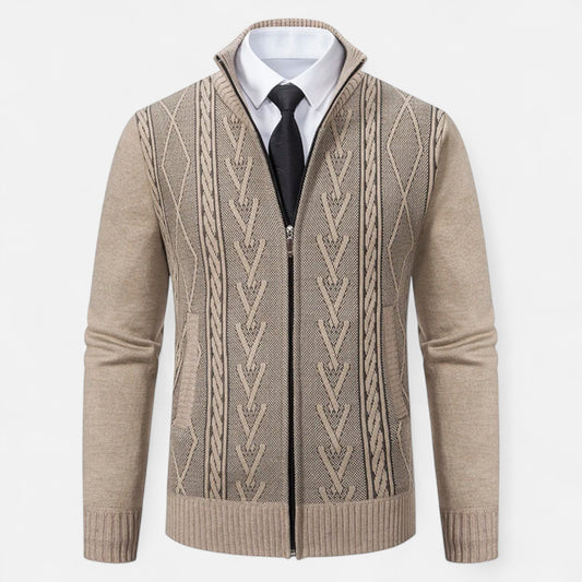 Vertemonde | Men’s Knit Sweater Jacket – Timeless Comfort