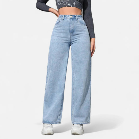 Vertemonde | Women’s Loose-Fit Jeans – Wide-Leg Elegance