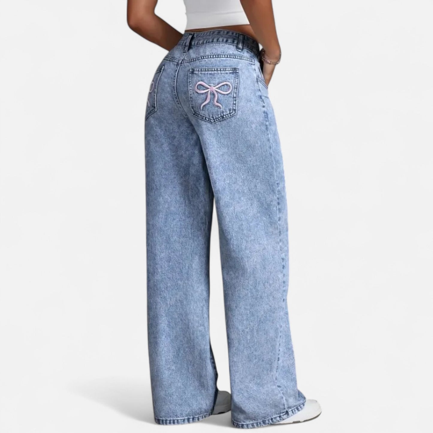 Vertemonde | Women’s Wide-Leg Jeans – High-Waist Elegance