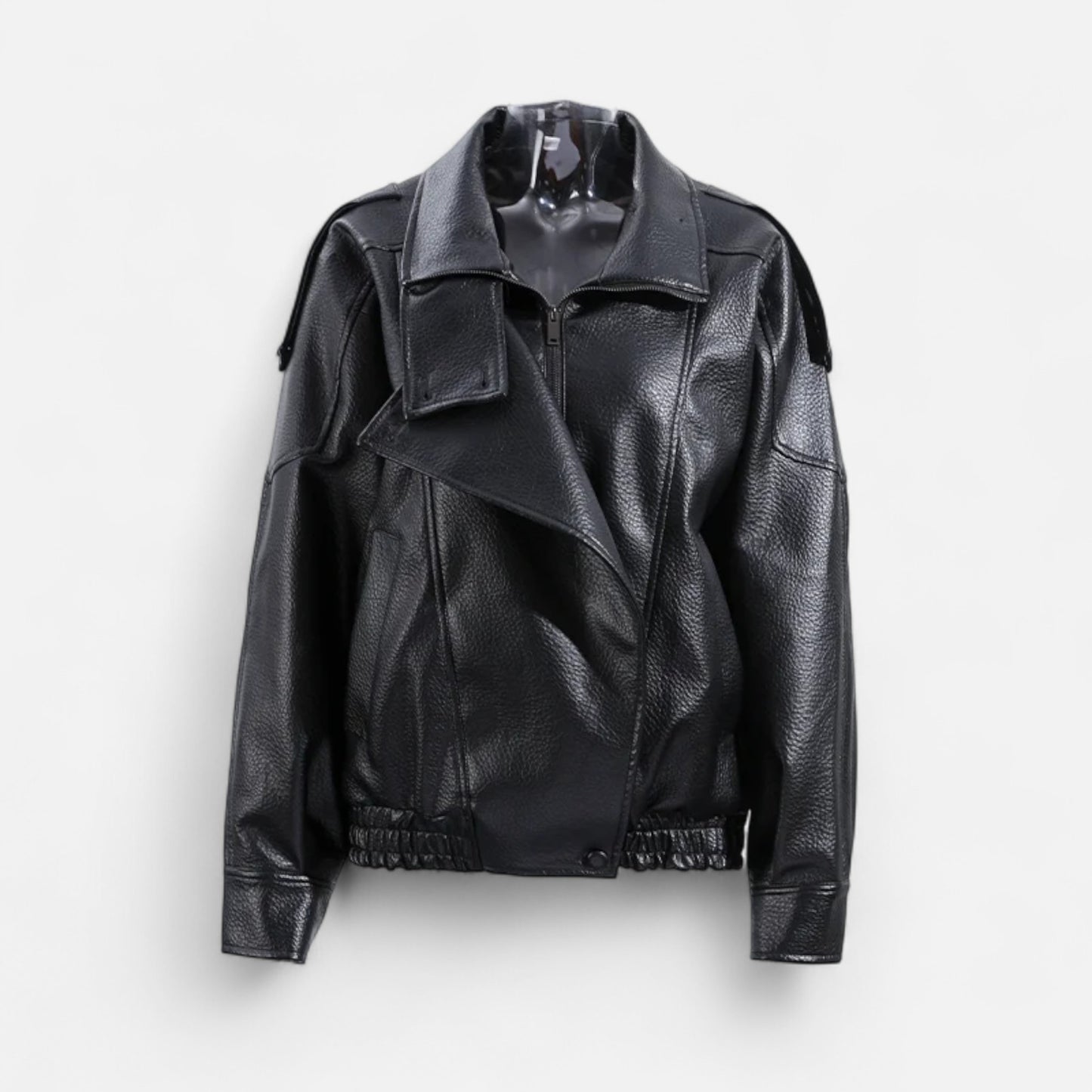 Vertemonde | Women’s Fall Leather Jacket – Timeless Bomber Style