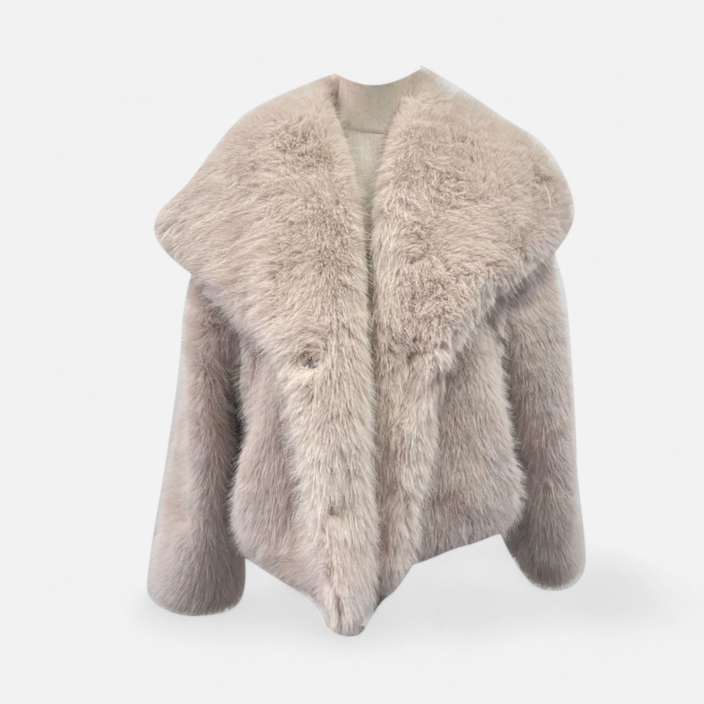 Vertemonde | Women’s Faux Fur Jacket – Timeless Fluffy Elegance