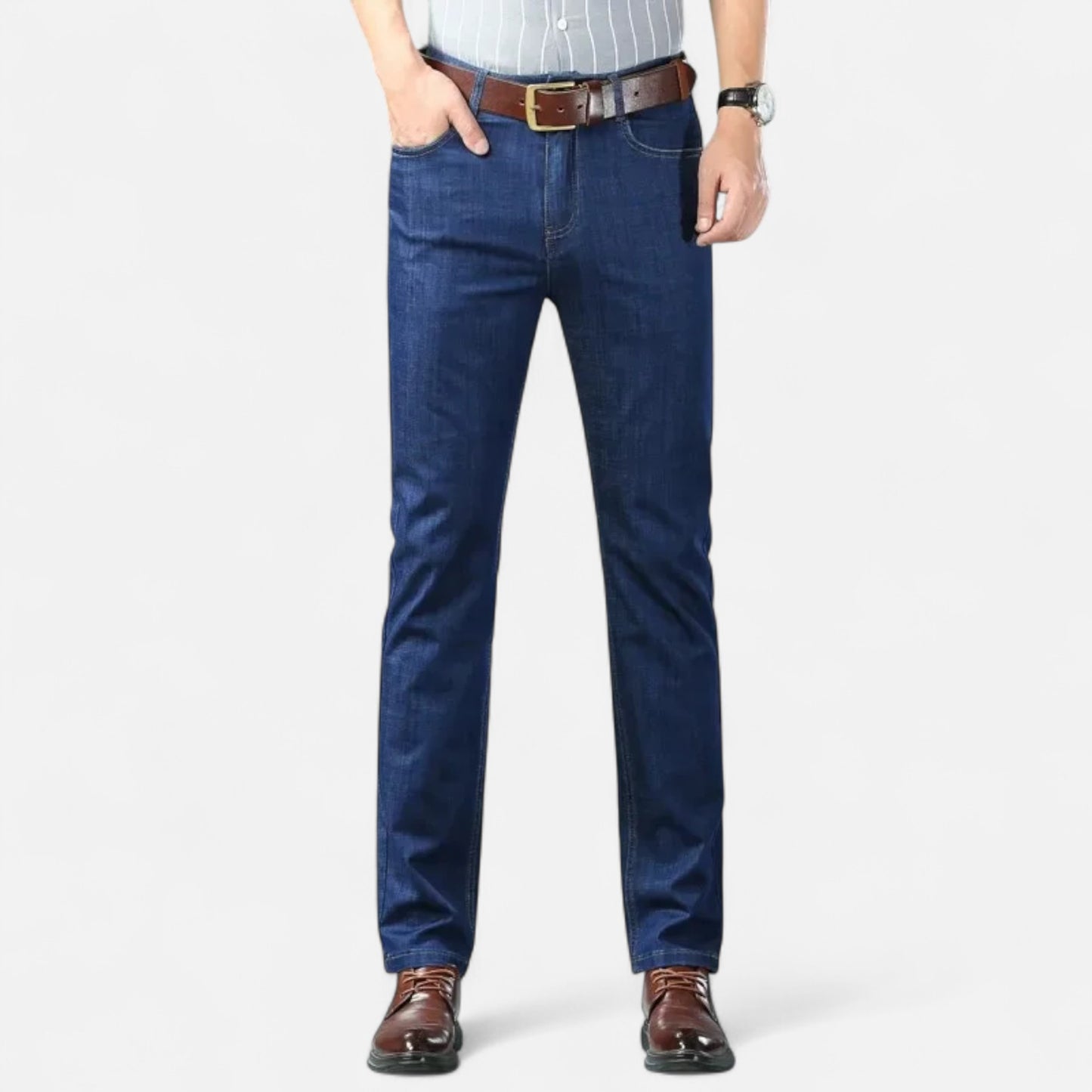 Vertemonde | Men’s Stretch Denim – Timeless Straight-Leg Comfort