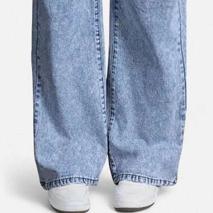 Vertemonde | Women’s Wide-Leg Jeans – High-Waist Elegance