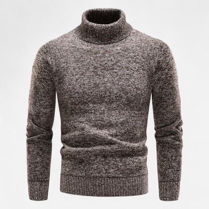 Vertemonde | Men’s Fleece Turtleneck – Slim Winter Elegance