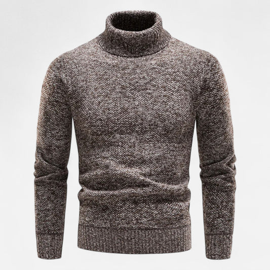 Vertemonde | Men’s Fleece Turtleneck – Slim Winter Elegance