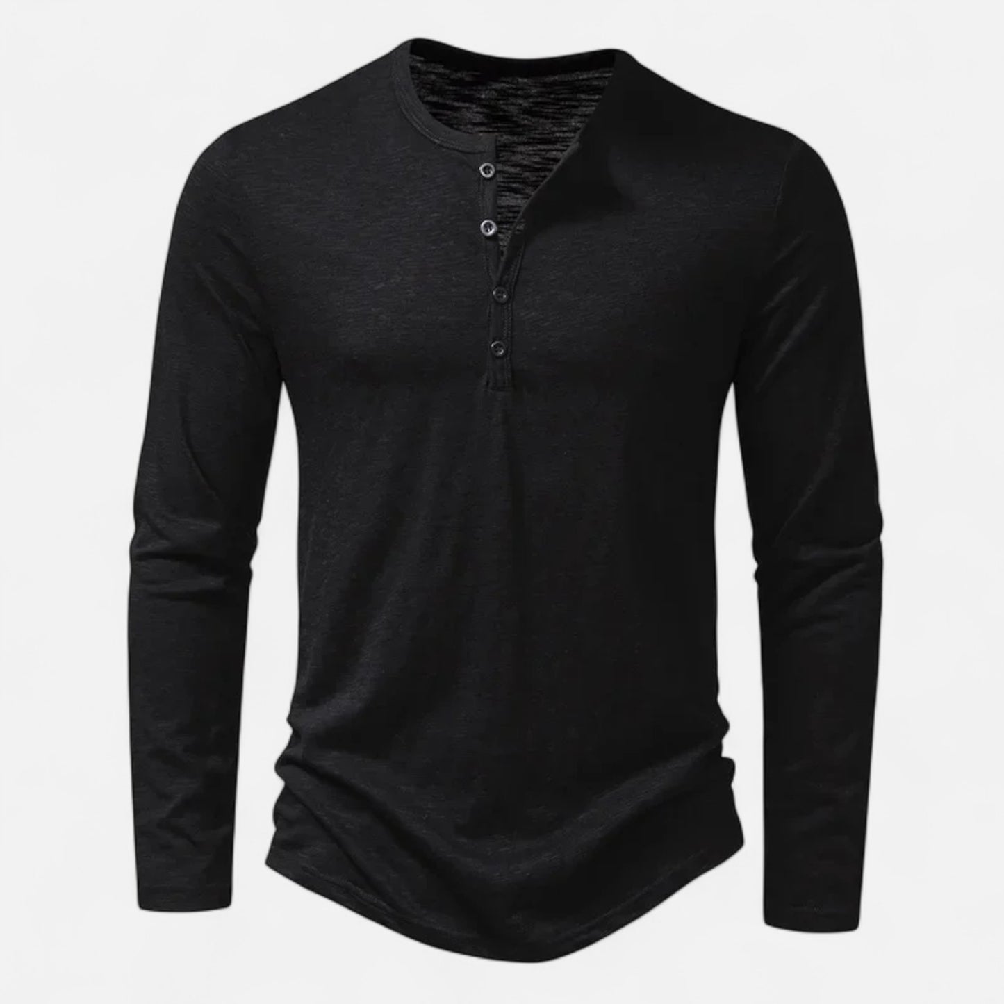 Vertemonde | Men’s Henley Shirt – Slim Cotton Classic