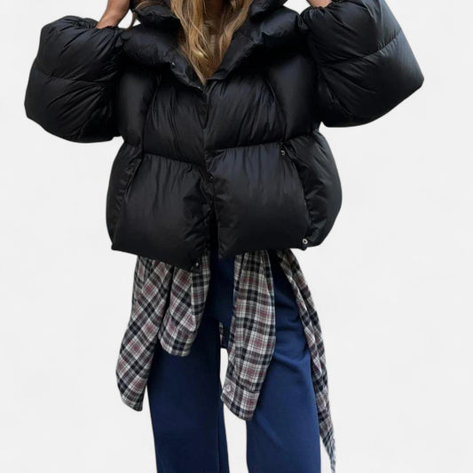 Vertemonde | Women’s Oversized Puffer Jacket – Winter Elegance